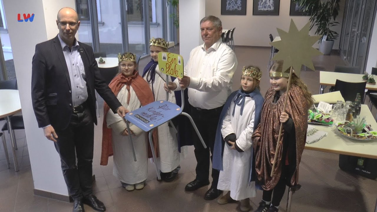 Herzberg/E.: Sternsinger im Landratsamt