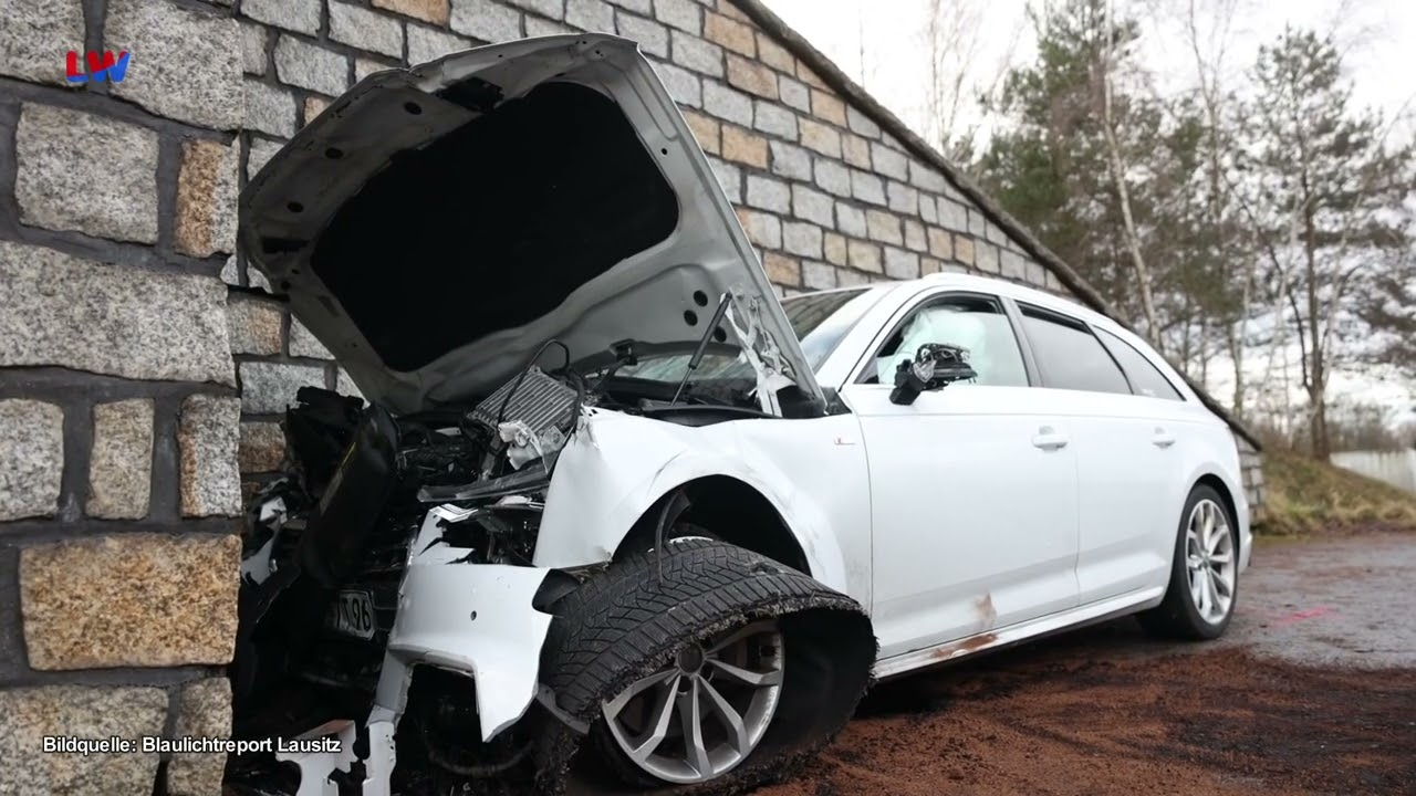 Königshain / A4: Unfall am Tunnel Königshainer Berge