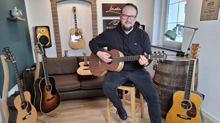 Königswartha: Neue Boutique bietet exklusive Gitarren an