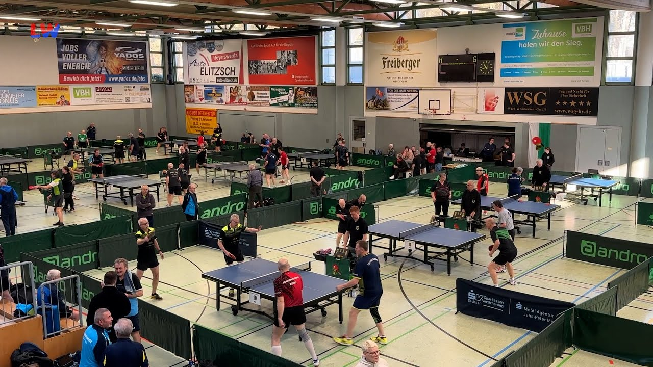 Hoyerswerda: Erfolgreiche Tischtennis-Landesmeisterschaften der Seniorinnen/Senioren