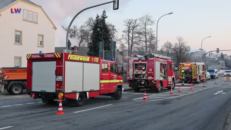 Ottendorf-Okrilla: Großbrand am Montagmorgen
