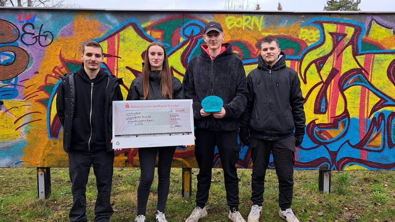 Pulsnitz: Jugendplatz gewinnt Engagementpreis!