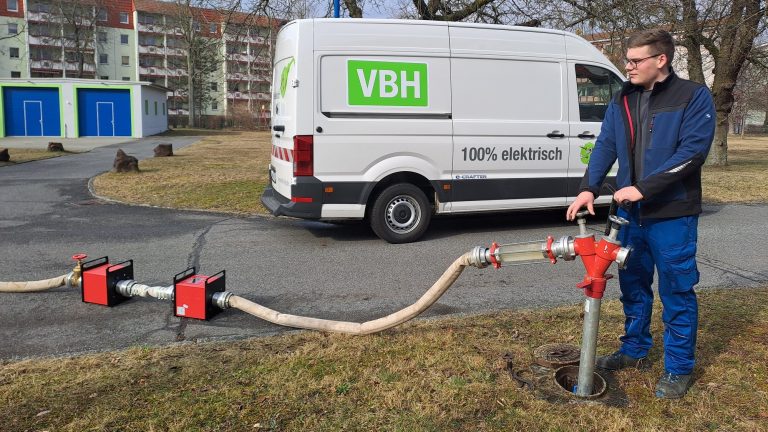 Hoyerswerda: Trinkwassernetz wird durchgespült
