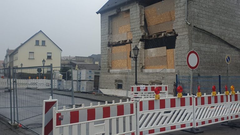 Ruhland: Vollsperrung Berliner Straße
