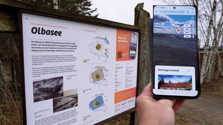 Malschwitz OT Kleinsaubernitz: Zeitreise an der Olba mit dem Smartphone
