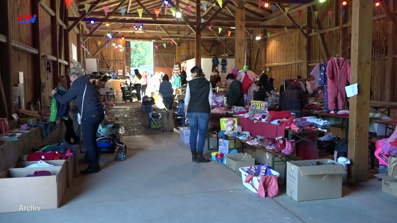 Haselbachtal: 4. Sachenbörse in der Festscheune