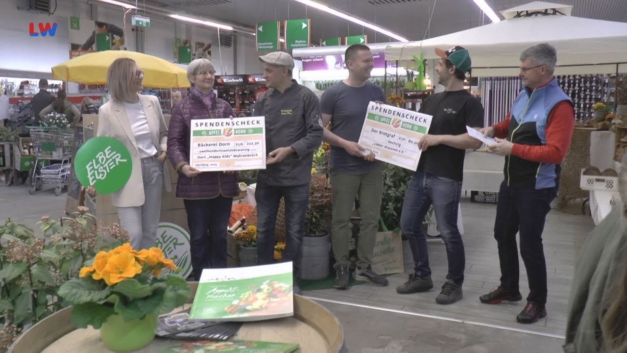 Herzberg/E.: Spenden durch Apfelkornbrot