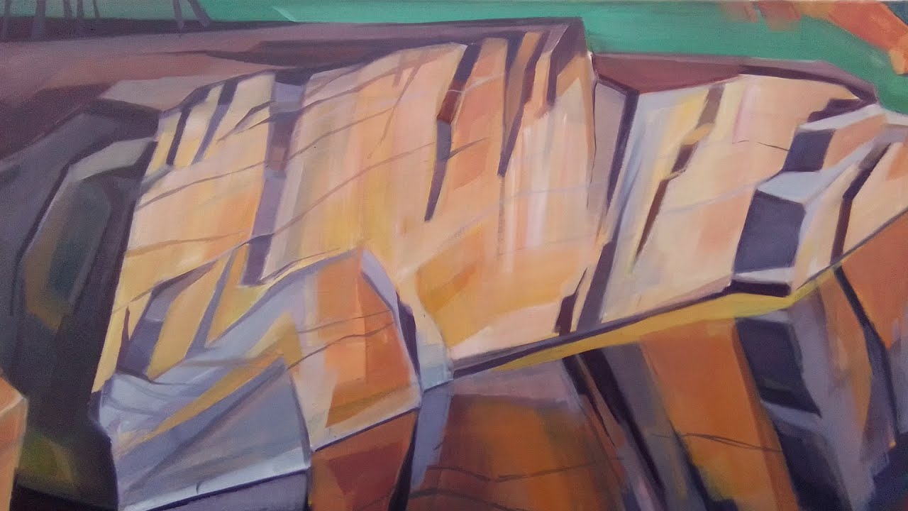 Königshain: Anne Kern bringt Steinbrüche auf die Leinwand