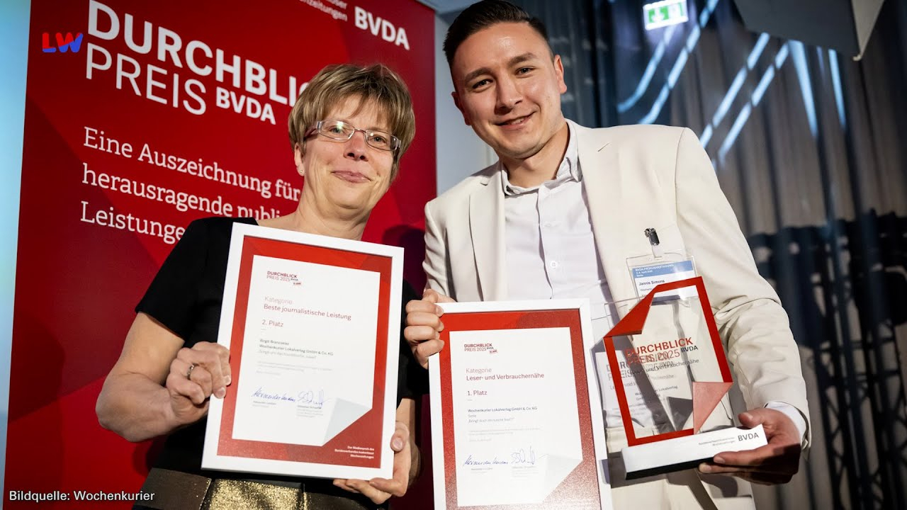 Lausitz/Dresden: WochenKurier gewinnt „Durchblick“-Preis