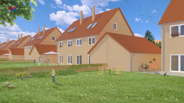Lauta OT Laubusch: Neue Häuser in der Gartenstadt Erika geplant - Zukunft im historischen Stil
