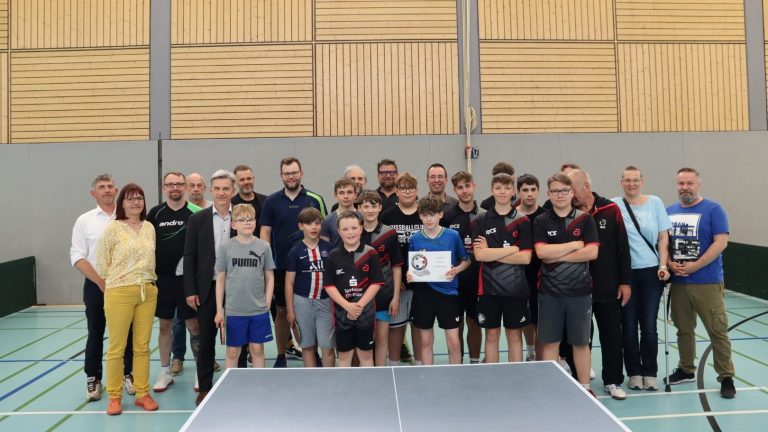 Finsterwalde: Tischtennisclub mit Gütesiegel ausgezeichnet