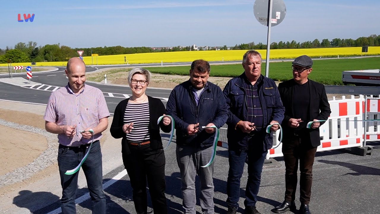 Kubschütz OT Soculahora: Neuer Kreisverkehr ist fertig