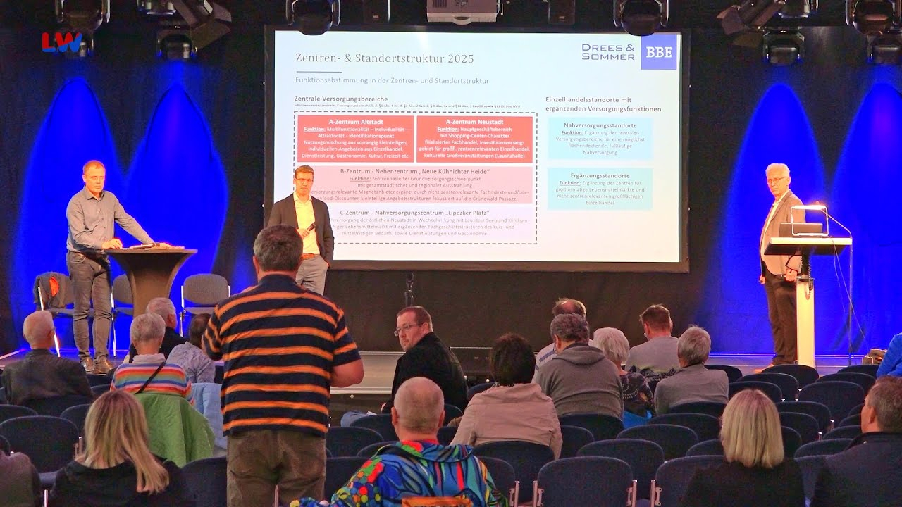 Neuer Entwurf für Einzelhandelskonzept vorgestellt – Neue Kühnichter Heide
