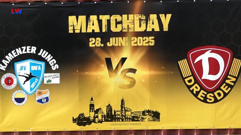 Kamenz: Matchday - Die SG Dynamo Dresden kommt in die Lessingstadt