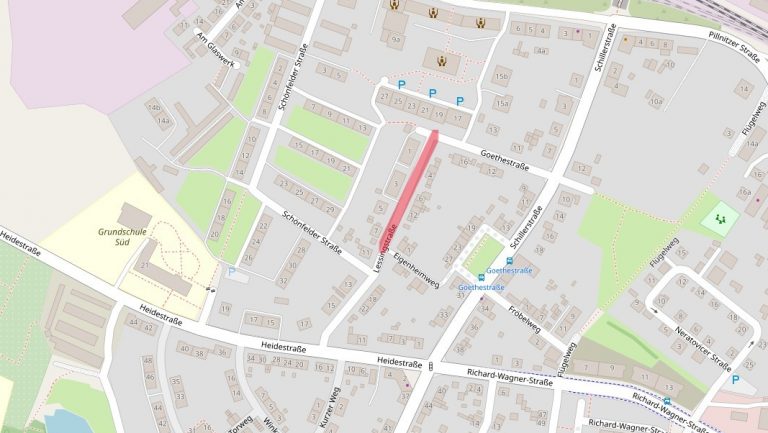 Radeberg: Lessingstraße gesperrt