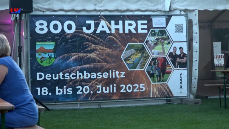 Kamenz OT Deutschbaselitz: 800 Jahrfeier mit Entenrennen und Adlerschießen