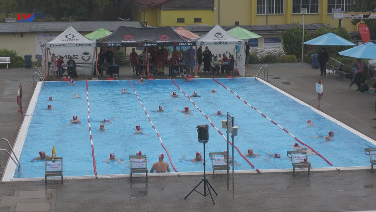Tröbitz: 24-Stunden-Schwimmen im Dauerregen