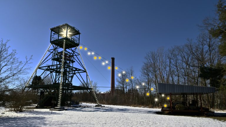 Hoyerswerda OT Knappenrode: Sternenglanz erhellt Energiefabrik