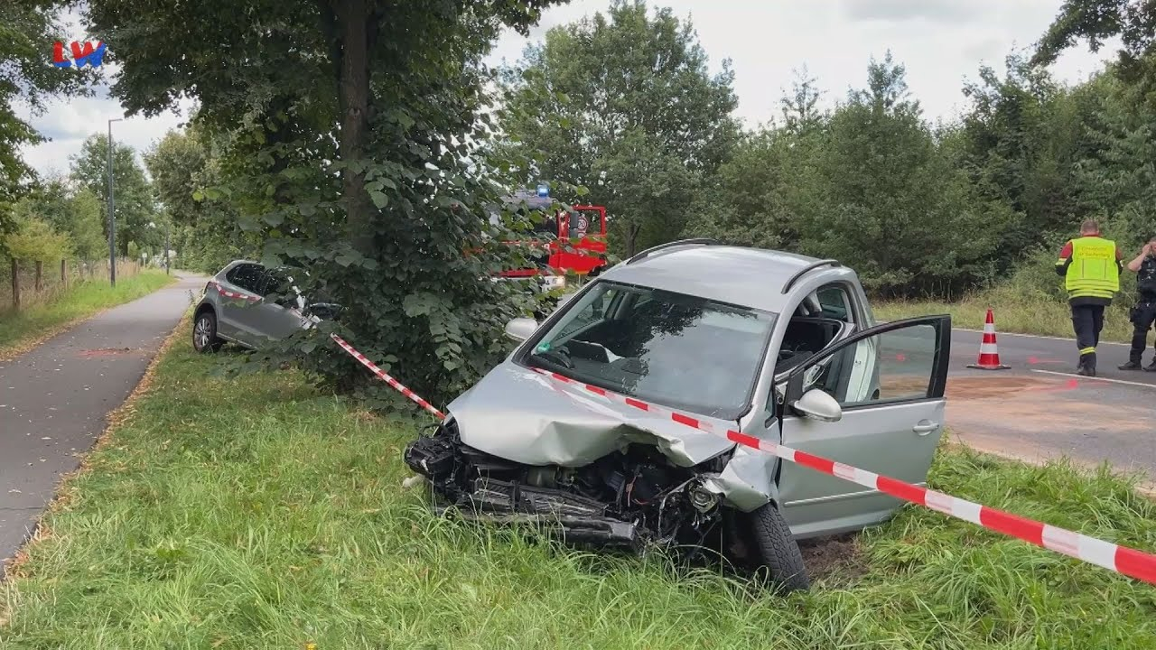 Senftenberg: Schwerer Unfall auf der B96