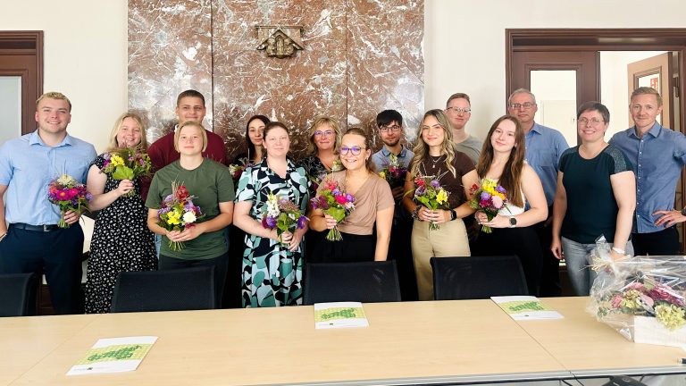 Görlitz: Neue Azubis und Studenten im Landratsamt