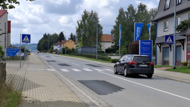 Großpostwitz: Neuer Fußgängerüberweg im Oberdorf