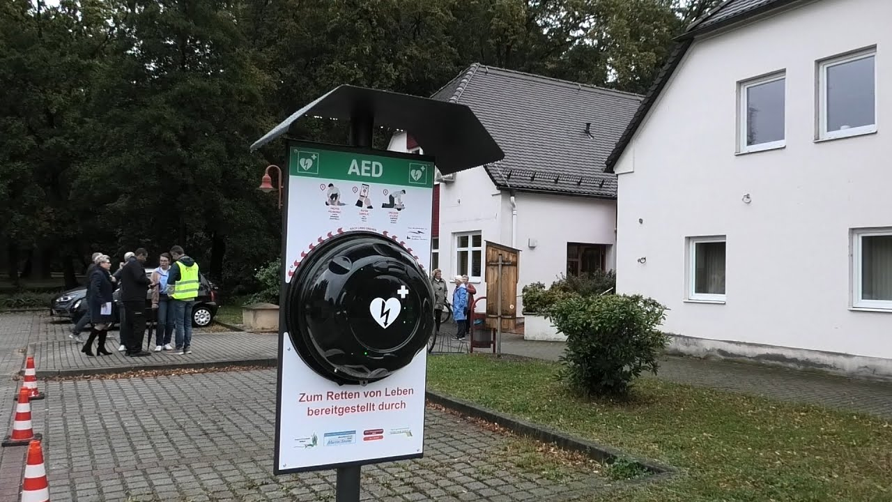 Radibor OT Milkel: Defibrillator sorgt jetzt für mehr Sicherheit