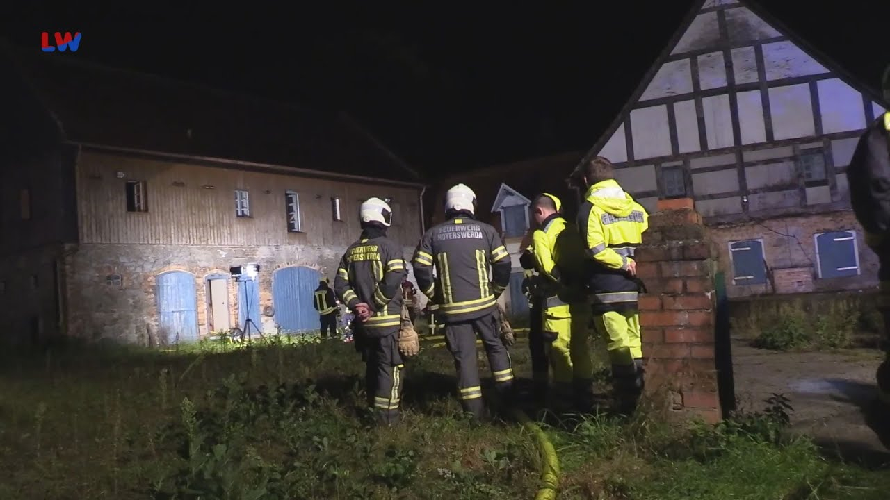 Wittichenau: Brand in leerstehendem Haus