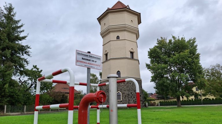 Großdubrau: Unterirdische Zisterne sorgt jetzt für Löschwasser