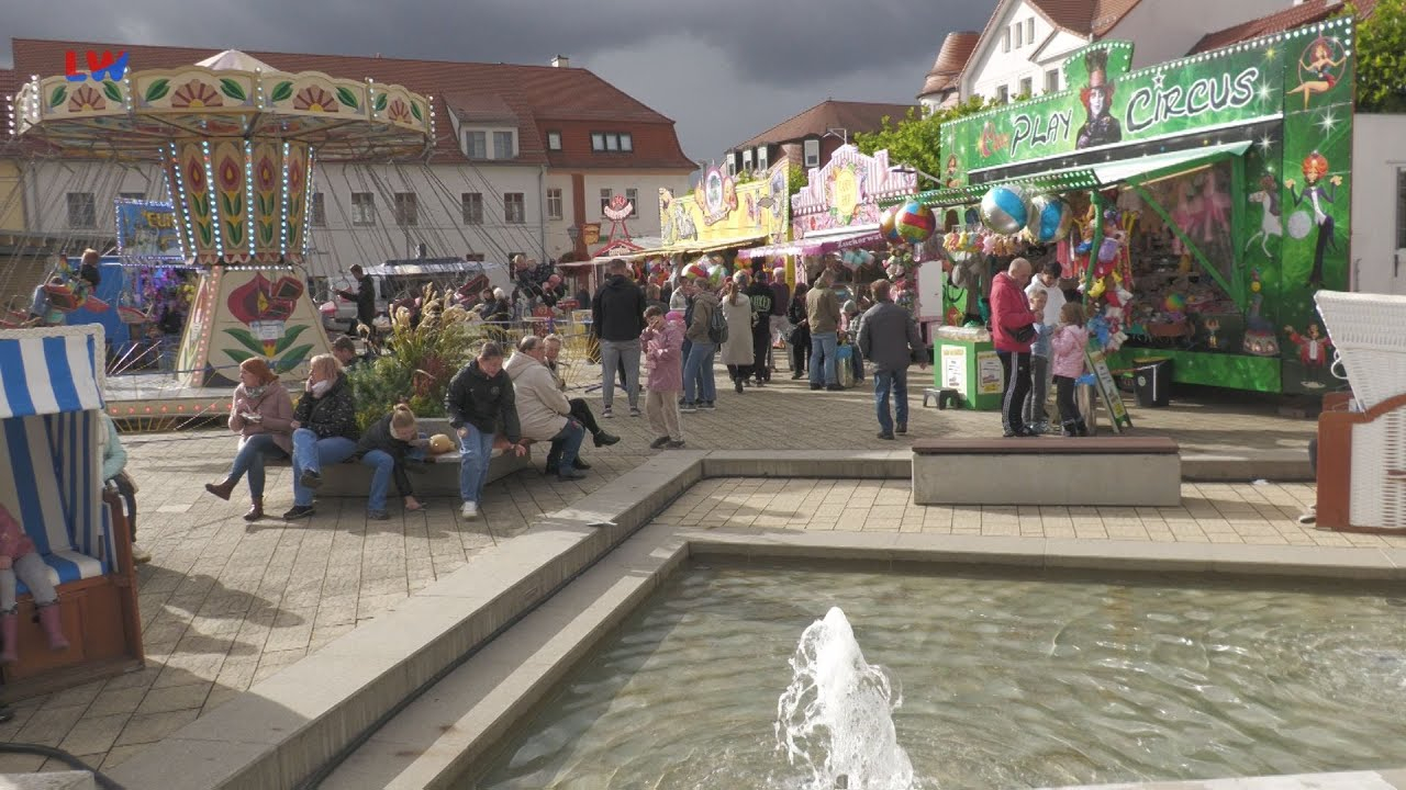 Elsterwerda: Erste Kirmes in der Innenstadt