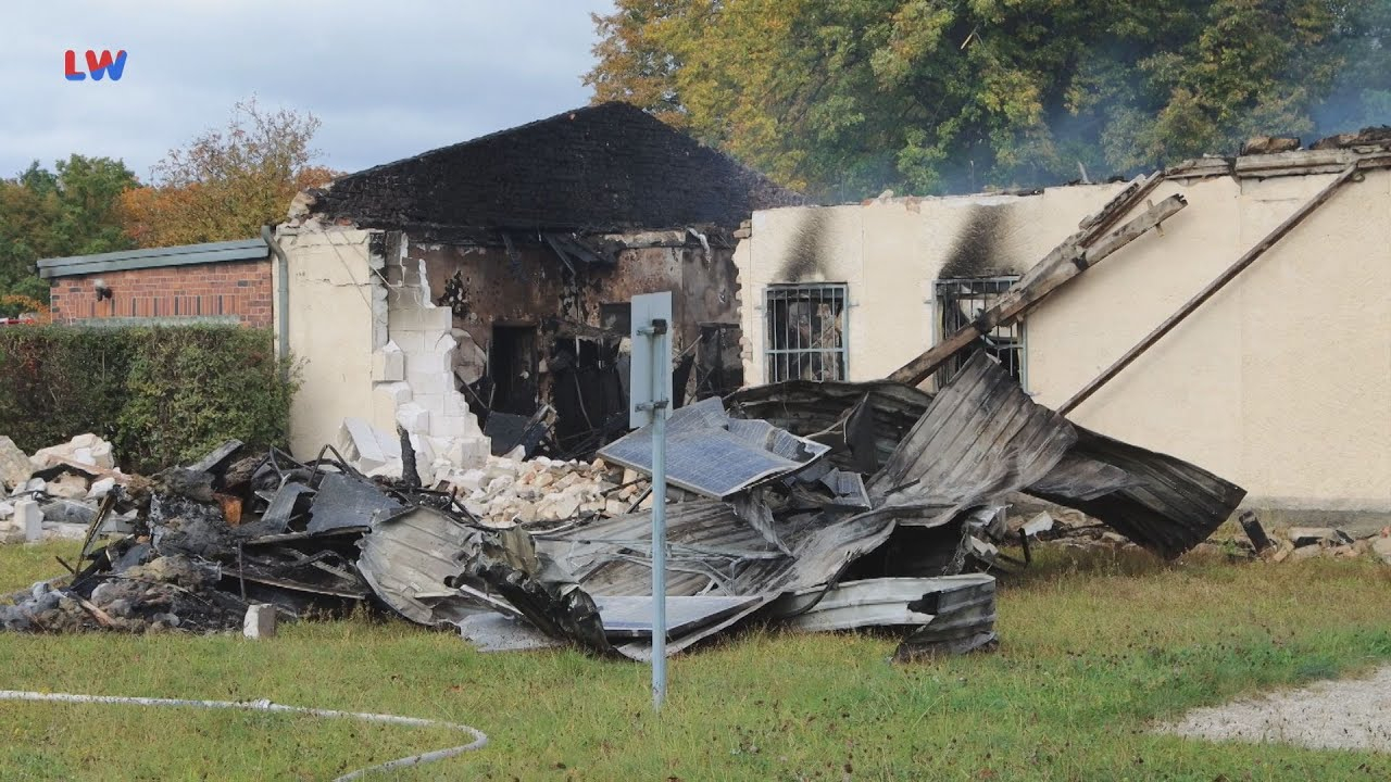Großräschen: Fitnessstudio in Freienhufen abgebrannt