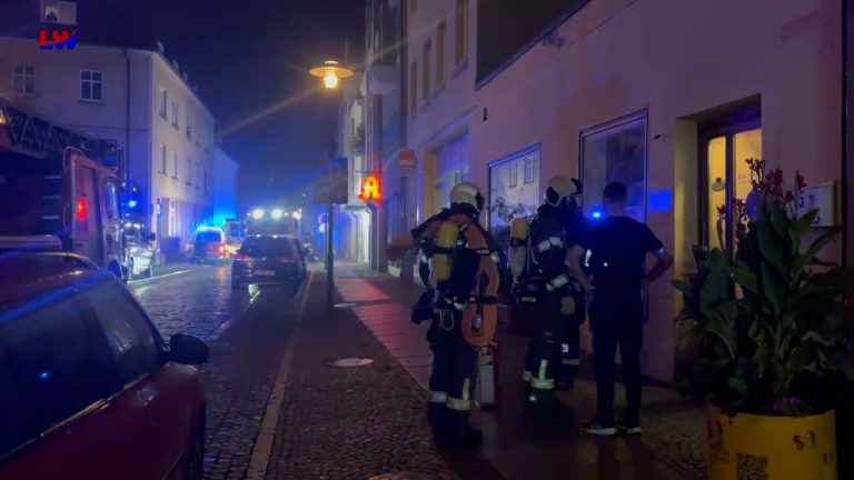 Hoyerswerda: Feueralarm gegenüber der Johanneskirche