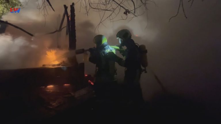 Wittichenau: Gartenlaube abgebrannt