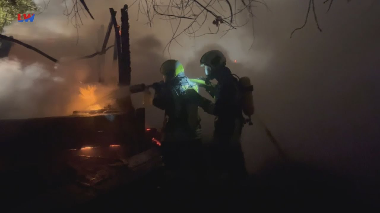 Wittichenau: Gartenlaube abgebrannt