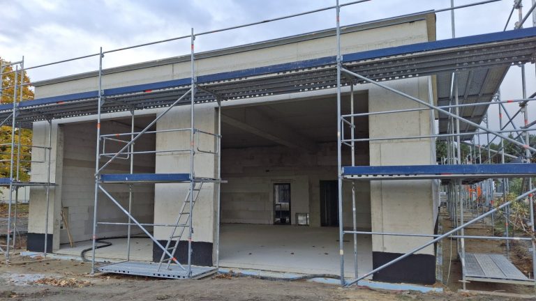 Großdubrau OT Sdier: Neubau der Rettungswache liegt im Zeitplan