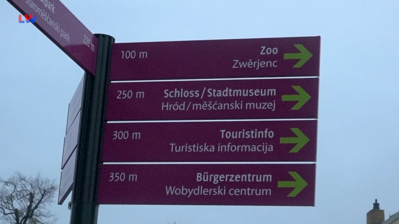 Hoyerswerda: Zuse-Stadt erhält neues Fußgänger-Leitsystem