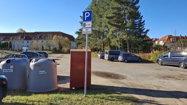 Bischofswerda: Neuer Parkplatz für Sporttreibende