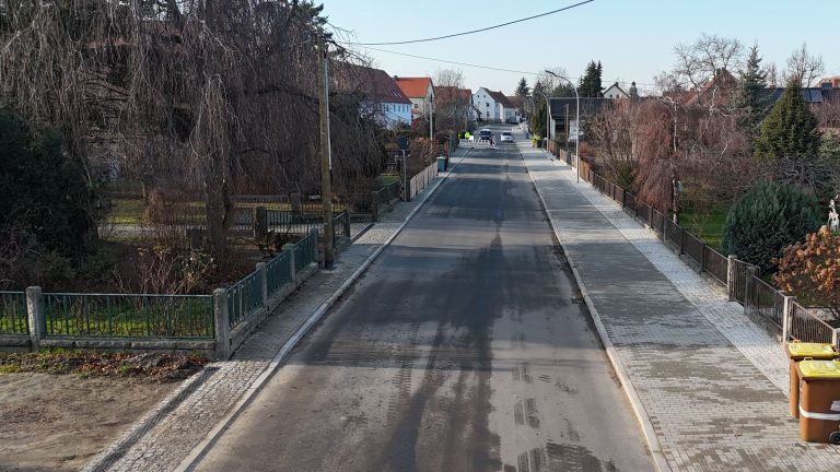 Kubschütz OT Baschütz: Ortsdurchfahrt wieder frei