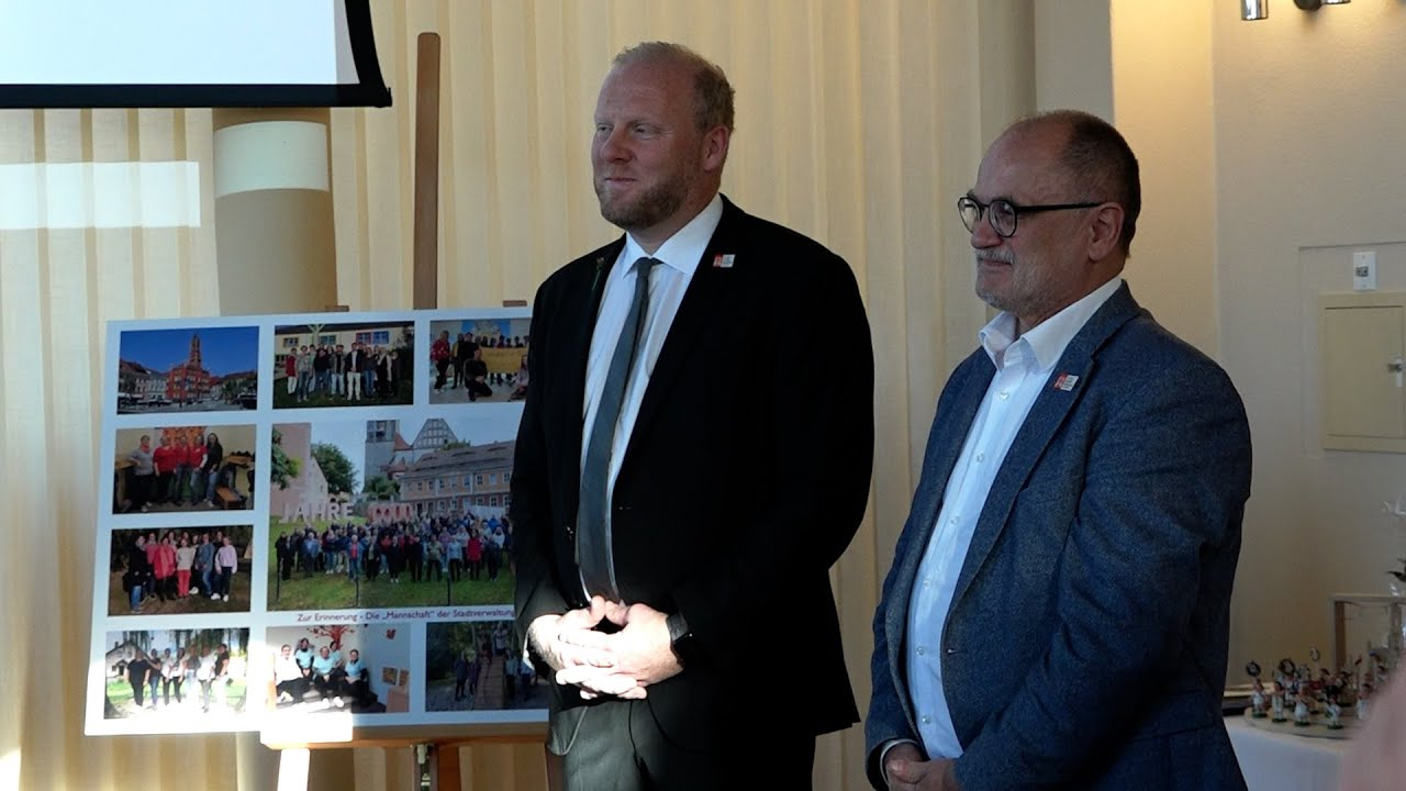 Kamenz: Willkommen und Abschied im Rathaus