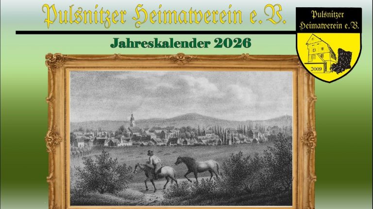 Pulsnitz: Heimatkalender 2026 erschienen