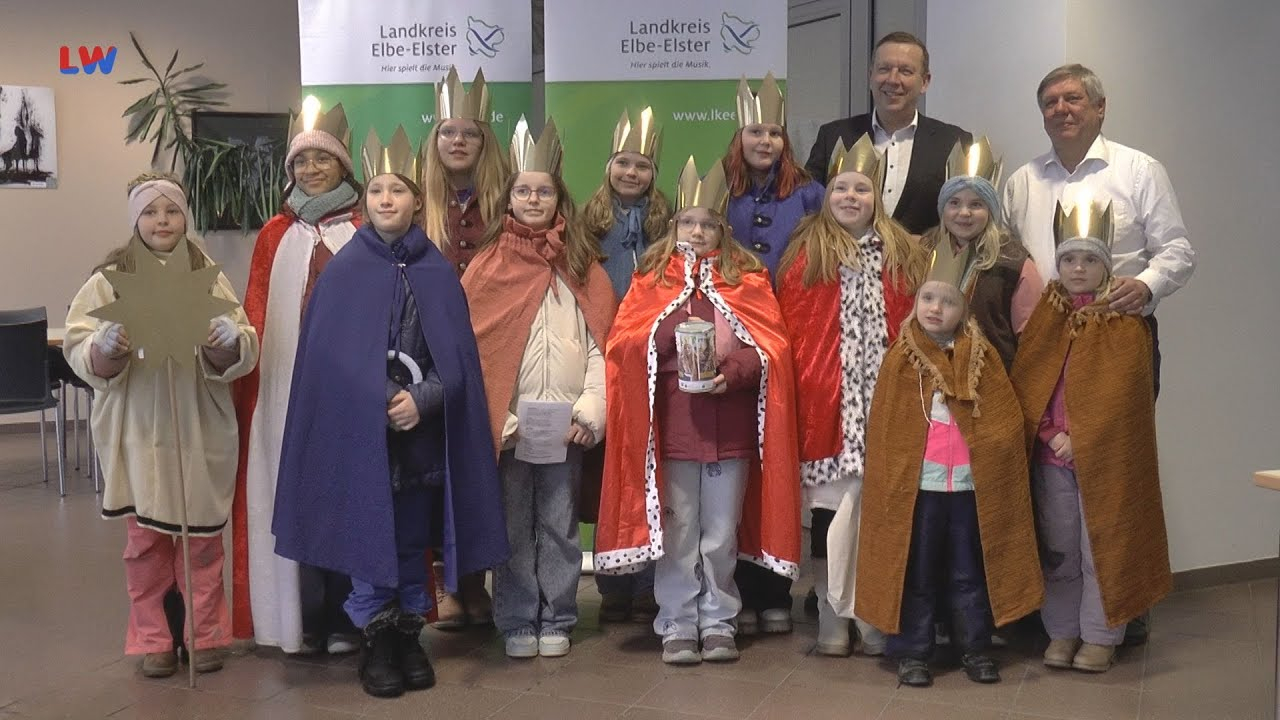 Herzberg/E.: Sternsinger in der Kreisverwaltung