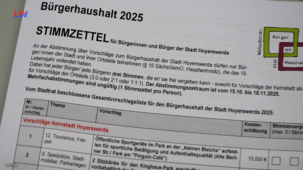 Hoyerswerda: Bürger haben entschieden – Diese Projekte werden umgesetzt