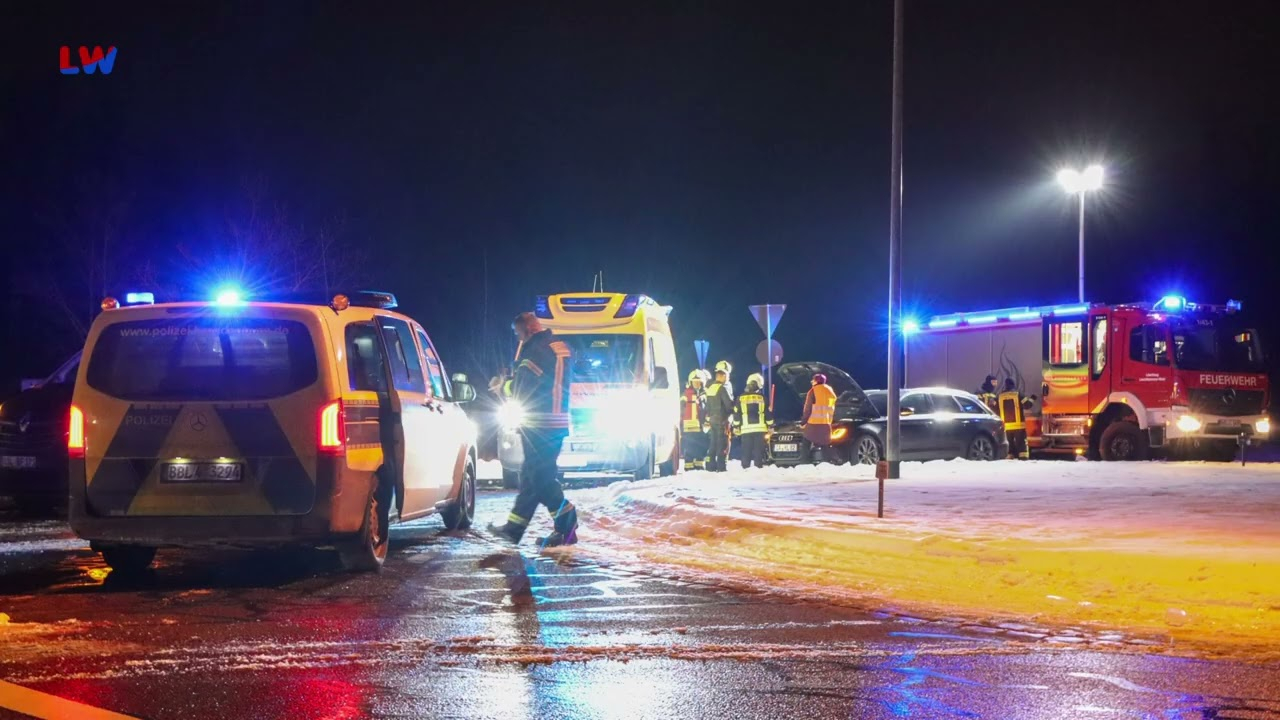 Lauchhammer: Unfall mit Personenschaden