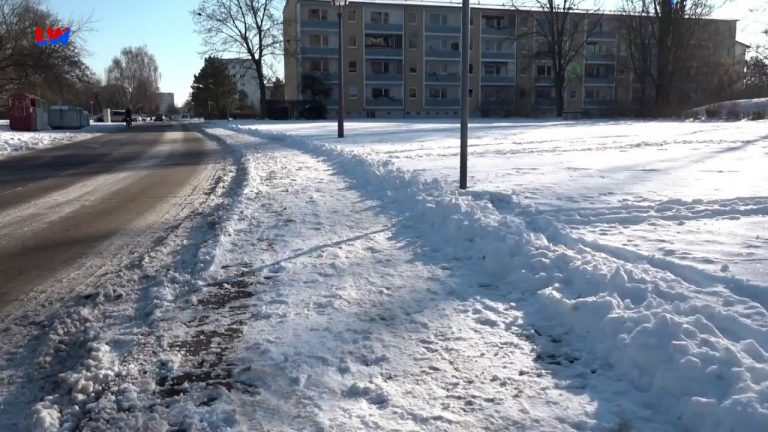Lausitz: Gehwege oft nicht geräumt