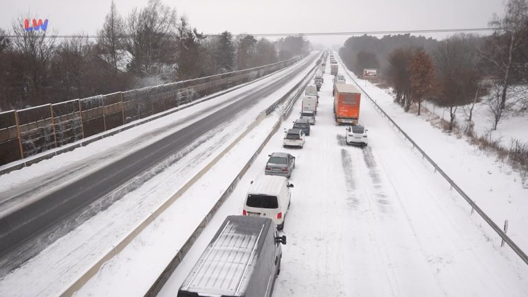 Lausitz: Schneechaos