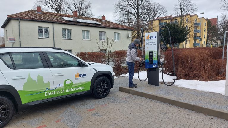 Bautzen: Neue Ladesäulen am Schützenplatz