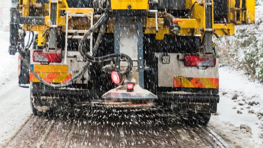 Niesky: Streusalzvorrat neigt sich dem Ende