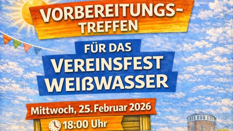 Weißwasser: Vorbereitungstreffen für das Fest der Vereine