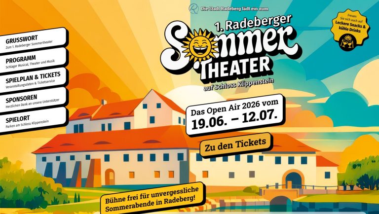 Radeberg: 1. Sommertheater im Schlossgarten