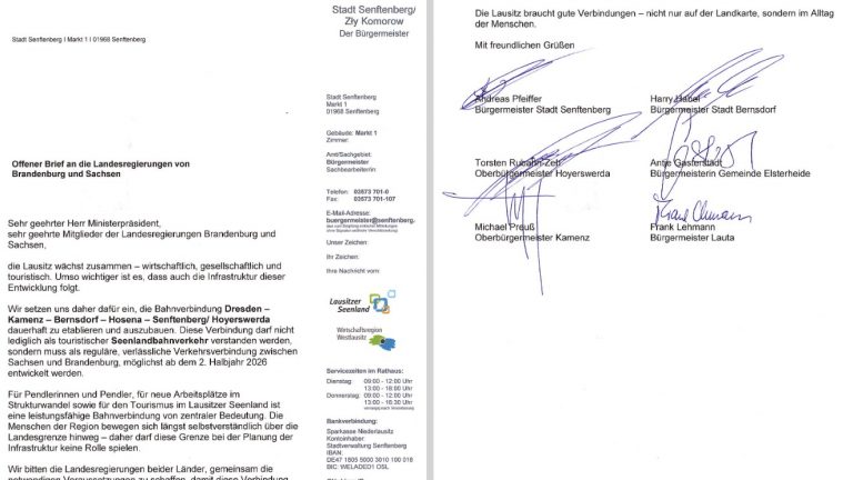 Lausitz: Kommunen fordern Ausbau der Bahnverbindung