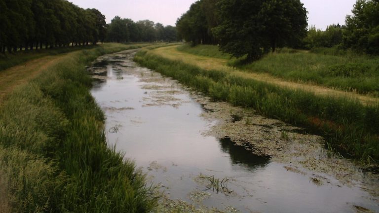 Kamenz: Vermessungsarbeiten an der Schwarzen Elster